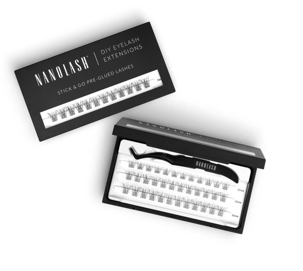 Falske øjenvipper Pre-Glued nanolash